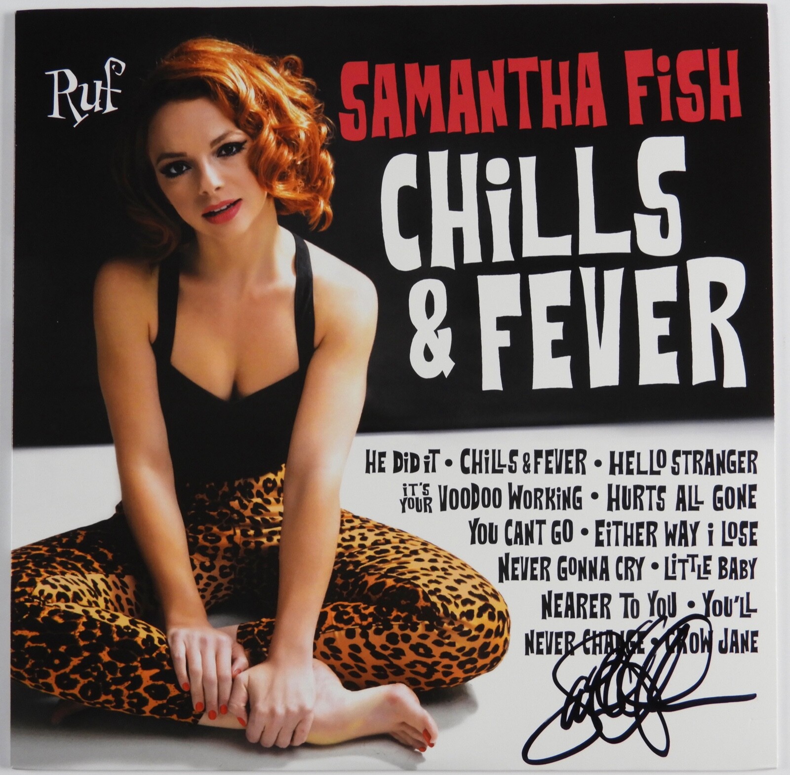 Samantha Fish JSA Autograph Signed Album Record Vinyl Chills & Fever
