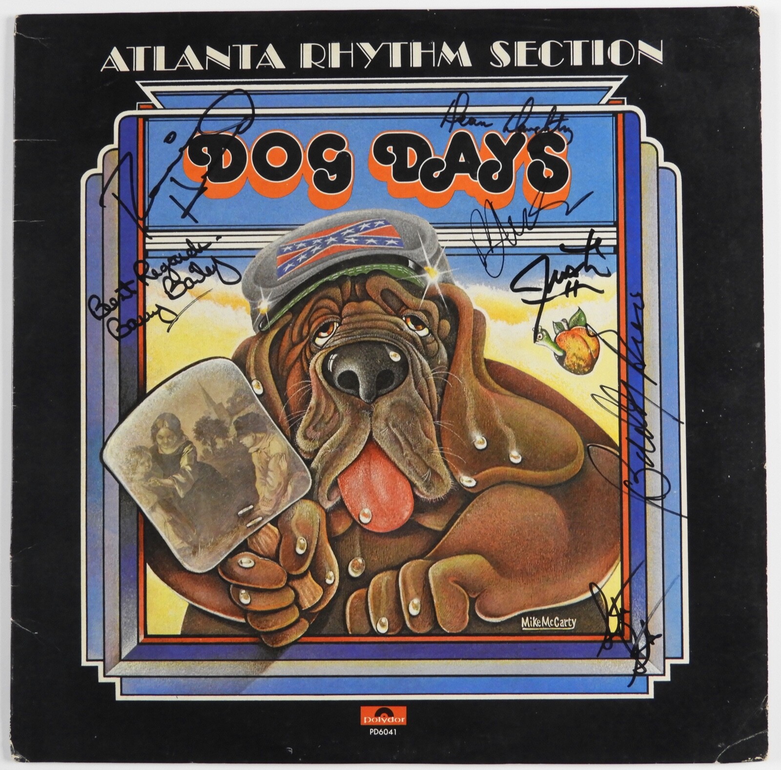 Atlanta Rhythm Section JSA Autograph Signed Album Vinyl Record Dog Days
