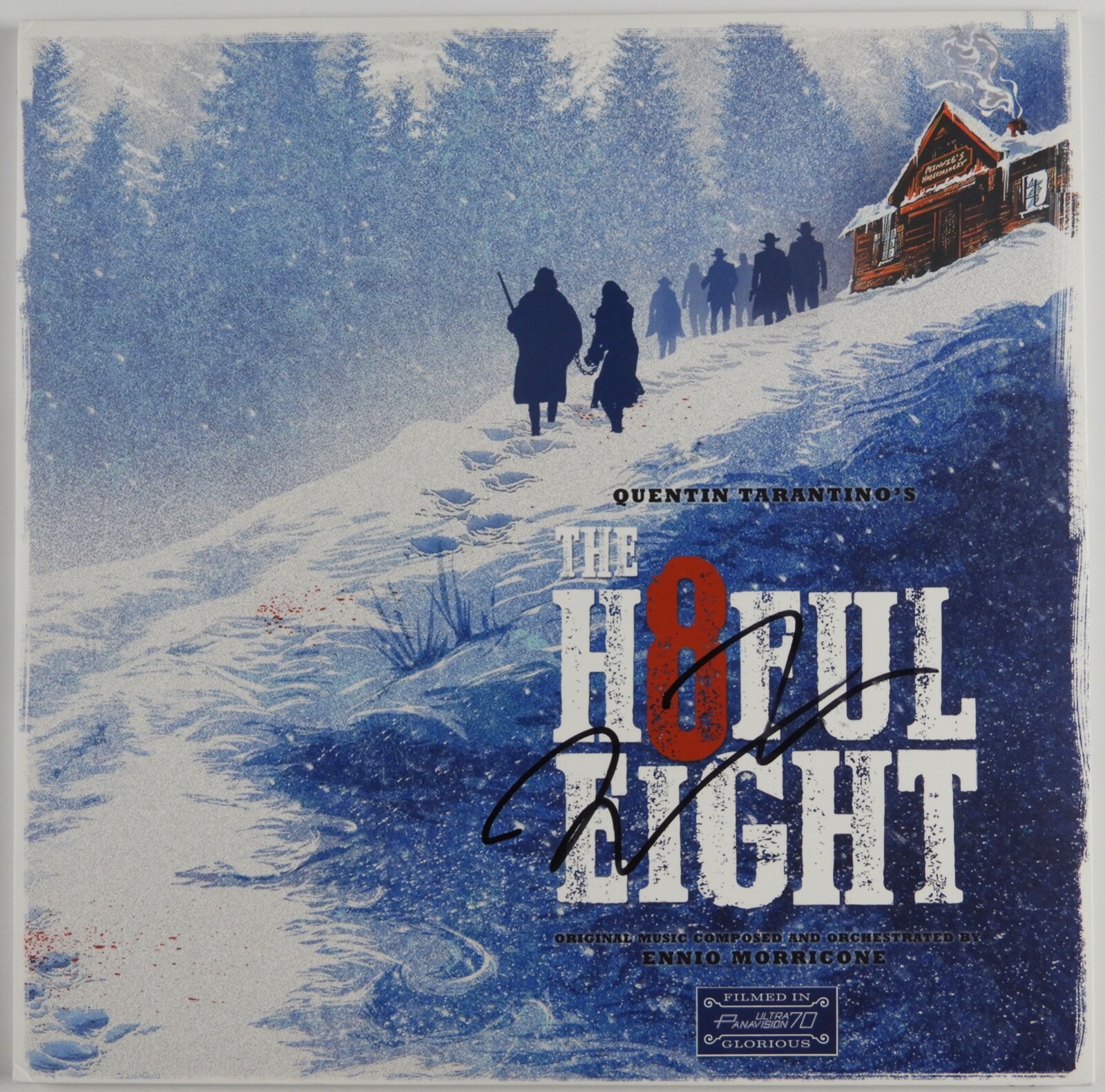 Quentin Tarantino Signed JSA Autograph Album Record The Hateful Eight Soundtrack
