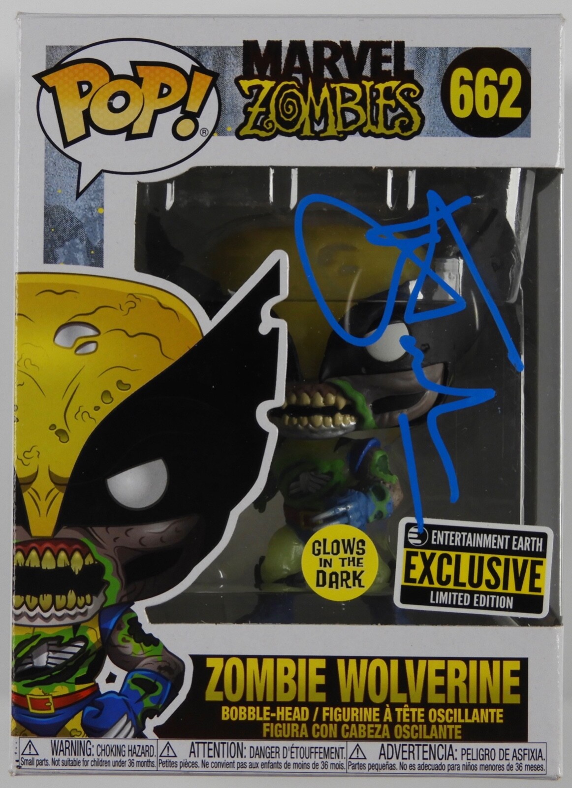 Hugh Jackman Signed Autograph Funko Pop 662 JSA X-Men Zombie Wolverine
