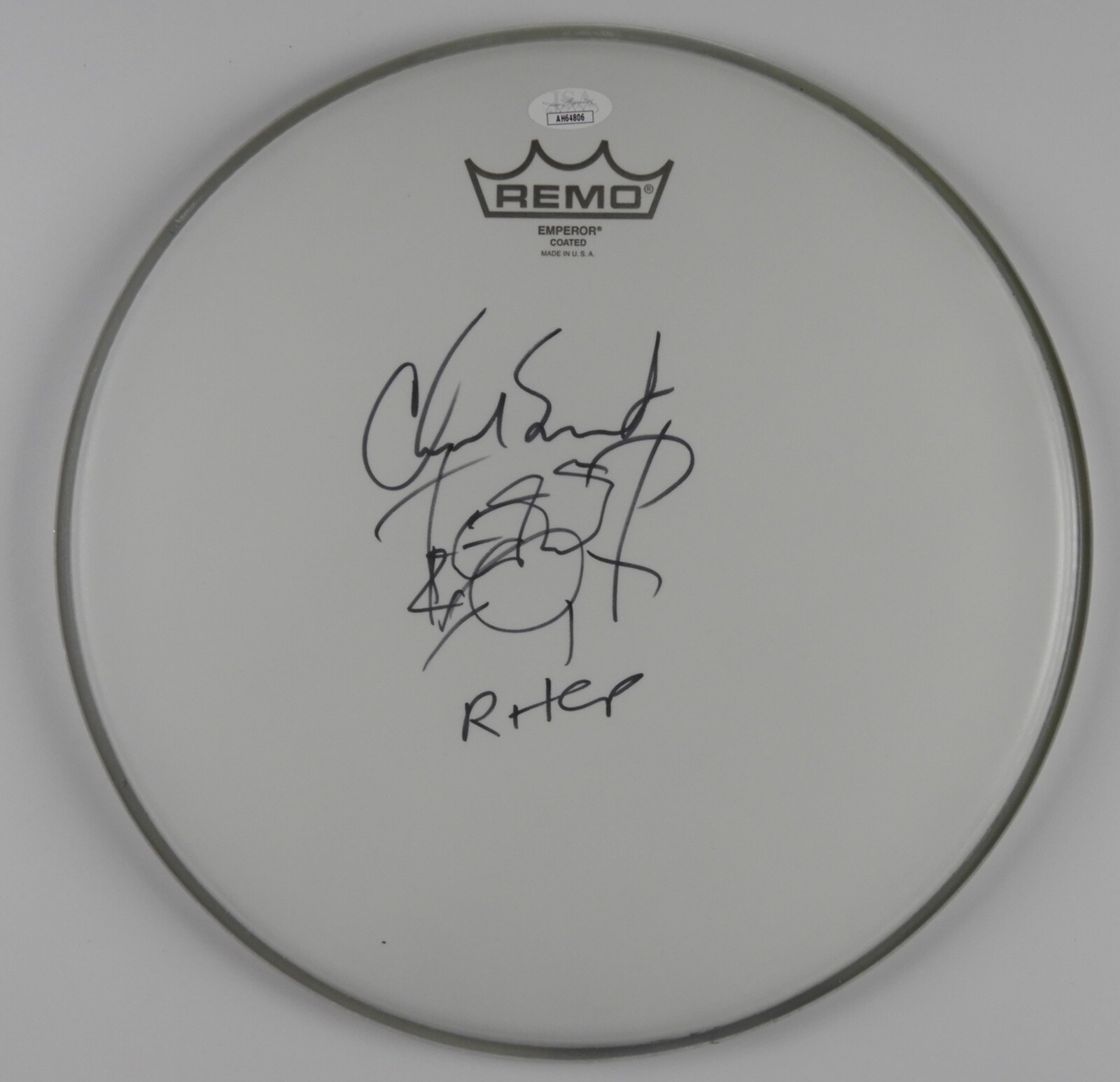 Chad Smith Red Hot Chili Peppers JSA Autograph Signed Drum Head 12 ...