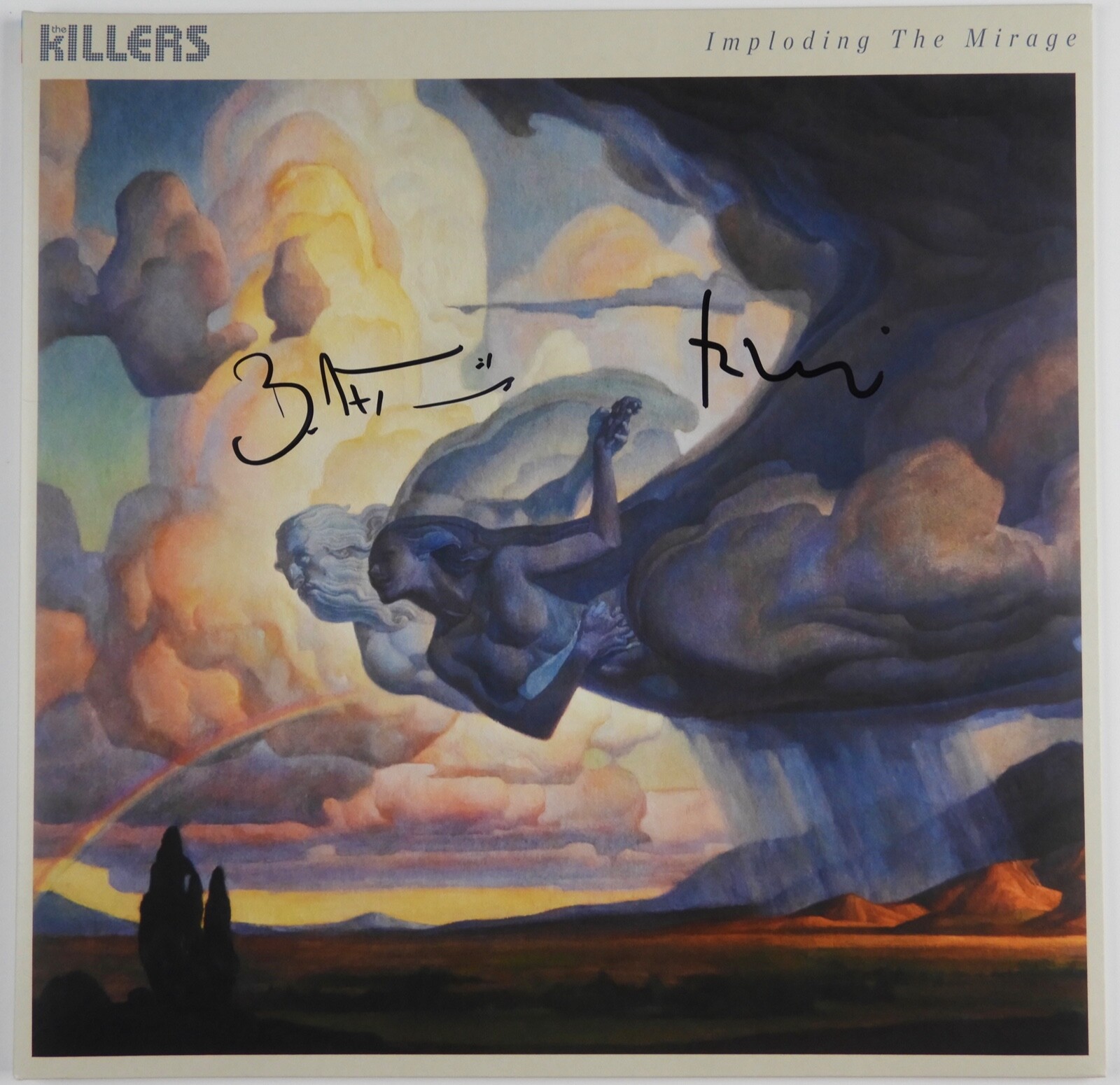 The Killers Brandon Flowers Ronie Vannucci JSA Autograph Signed Album Imploding
