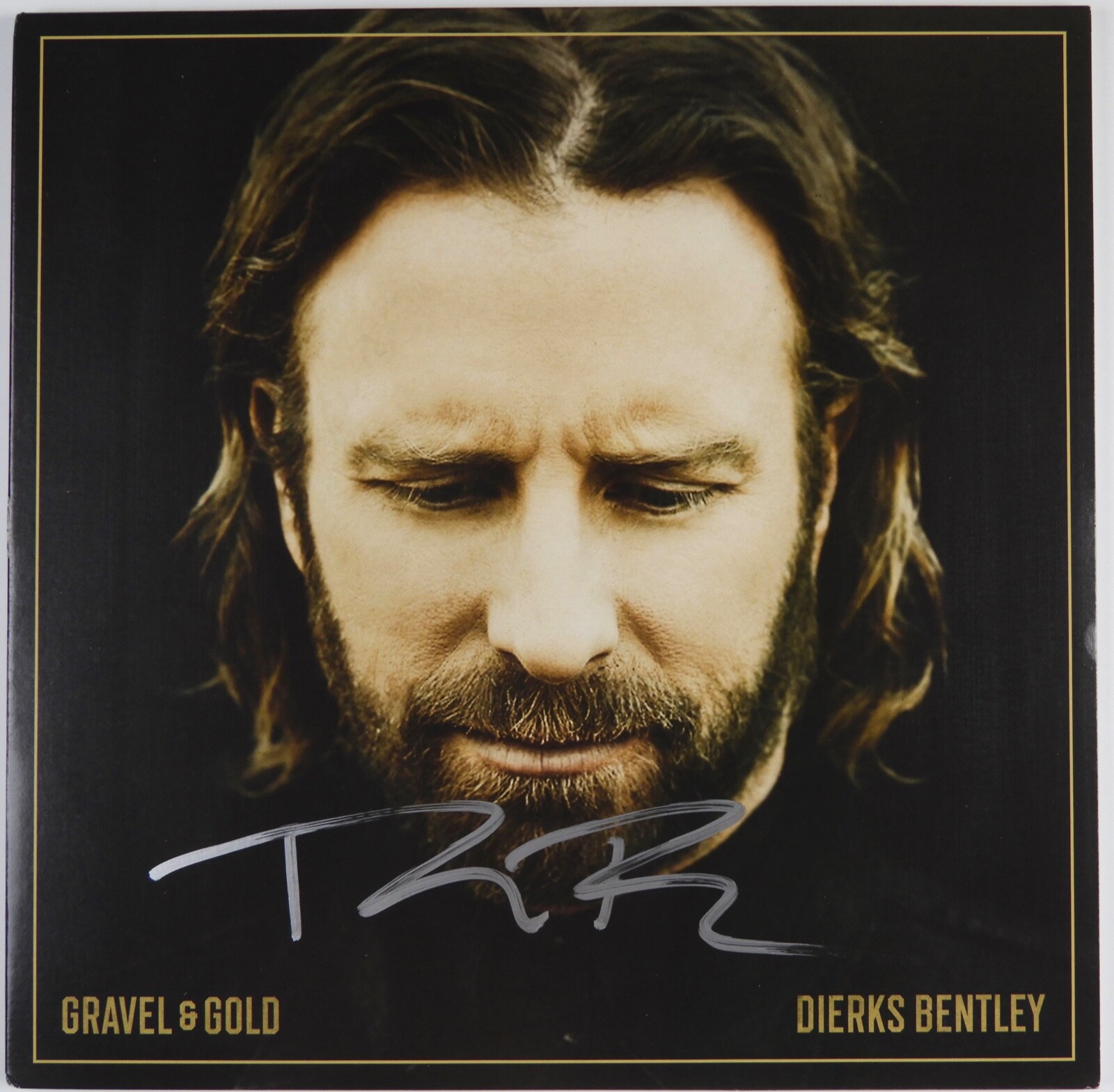 Dierks Bentley JSA Signed Autograph Record Album Gravel & Gold
