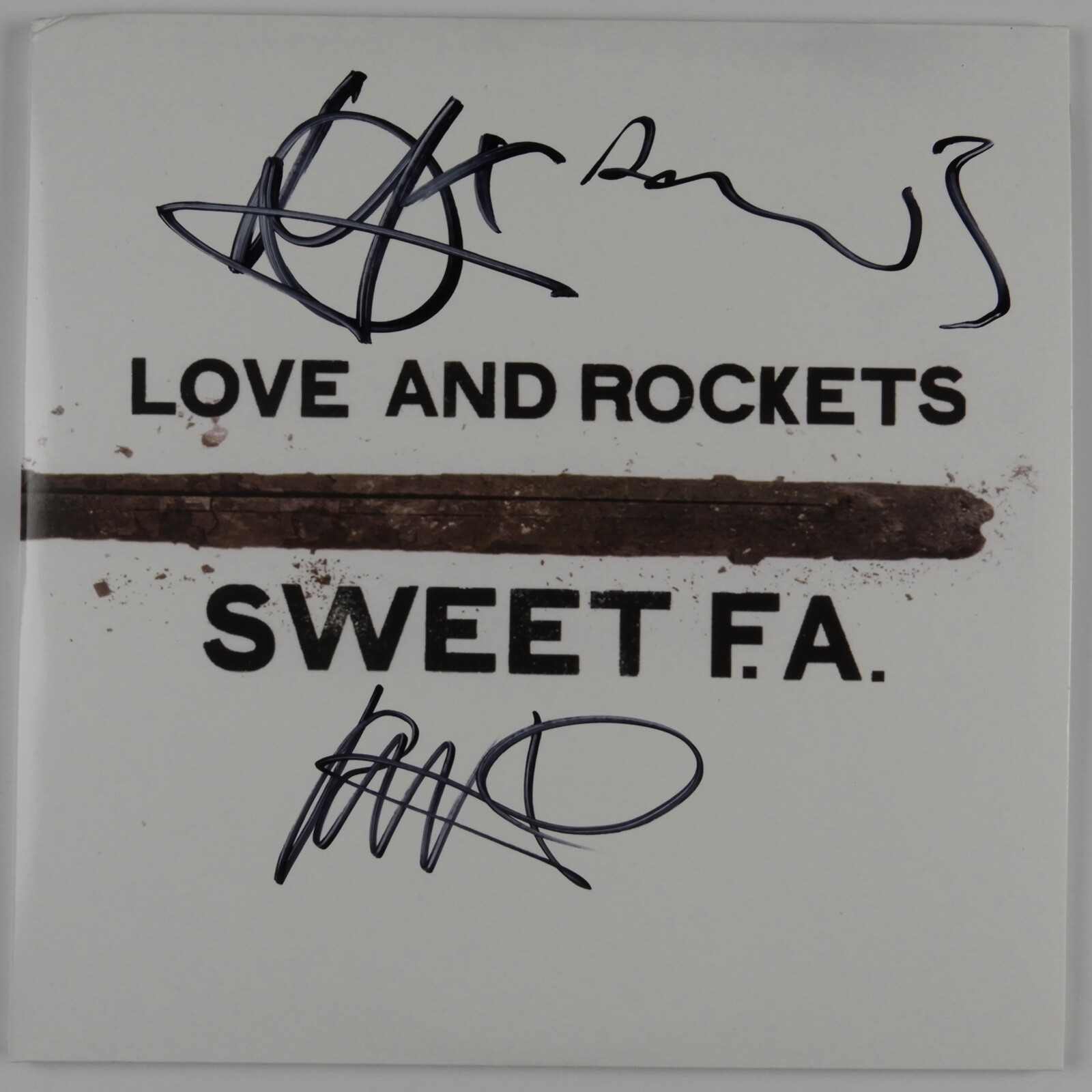 Love And Rockets JSA Fully Signed Autograph Album Record Vinyl Sweet F.A.
