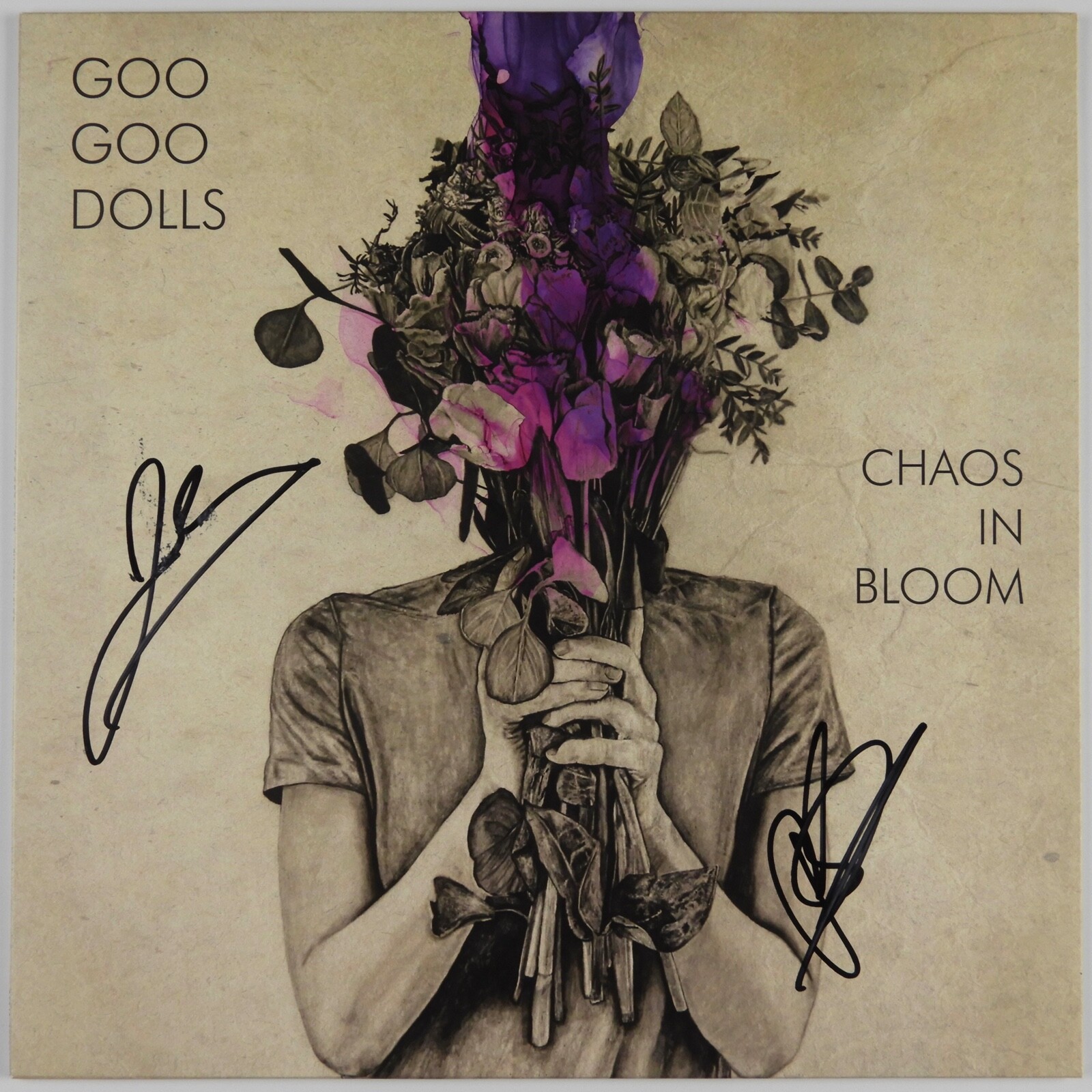 The Goo Goo Dolls JSA Fully Signed Autograph Album Chaos In Bloom
