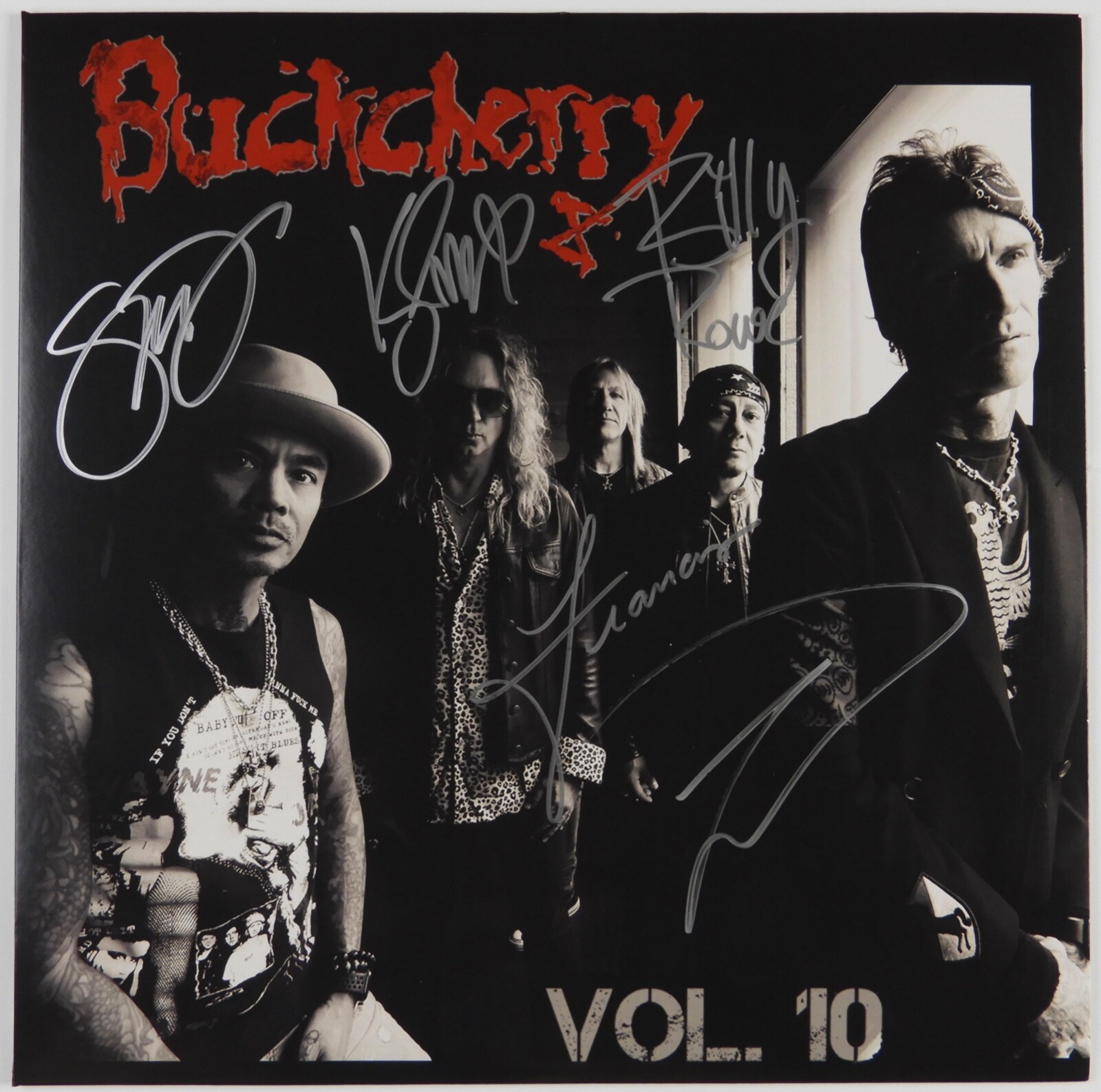 Buckcherry JSA Fully Signed Autograph Album Record Vol. 10 Josh Todd
