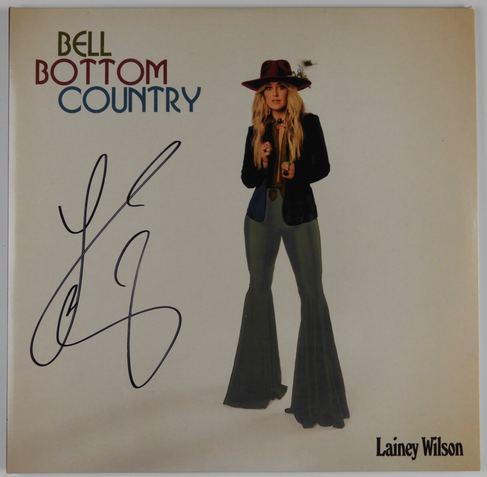 Lainey Wilson JSA Signed Autograph Album Record Bell Bottom Country
