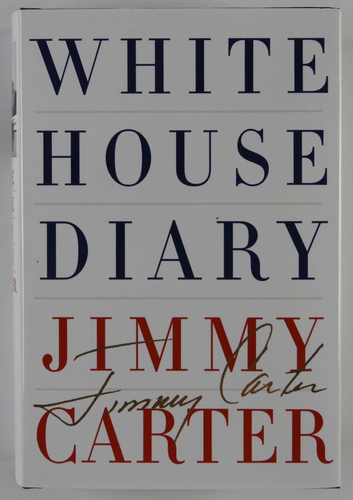 Jimmy Carter JSA Signed Autograph Book White House Diary
