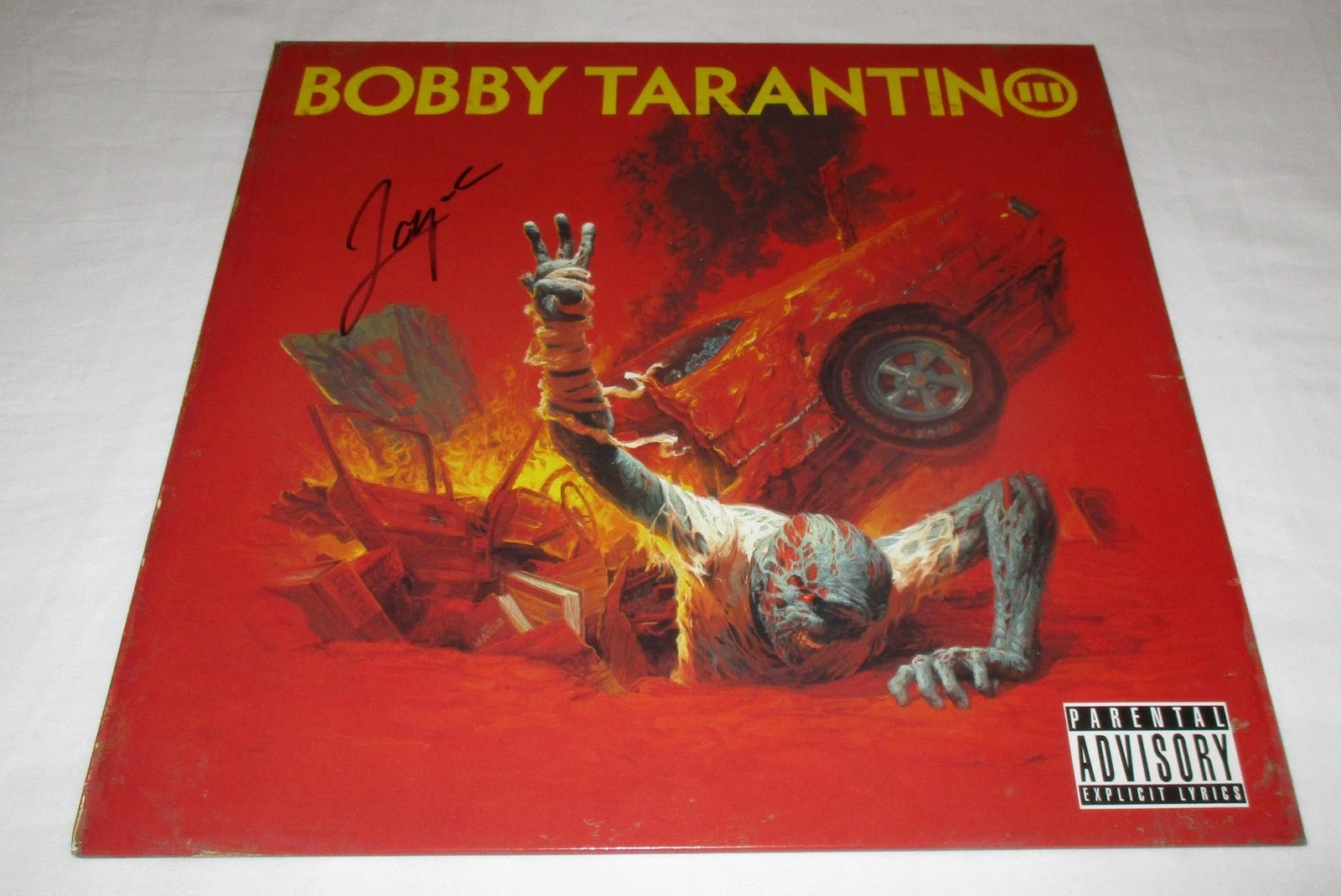 LOGIC SIGNED BOBBY TARANTINO III VINYL RECORD JSA
