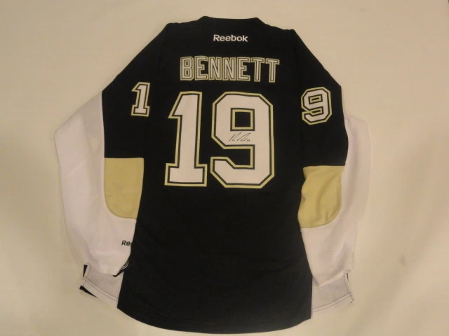 BEAU BENNETT SIGNED PITTSBURGH PENGUINS 2016 STANLEY CUP JERSEY LICENSED JSA COA
