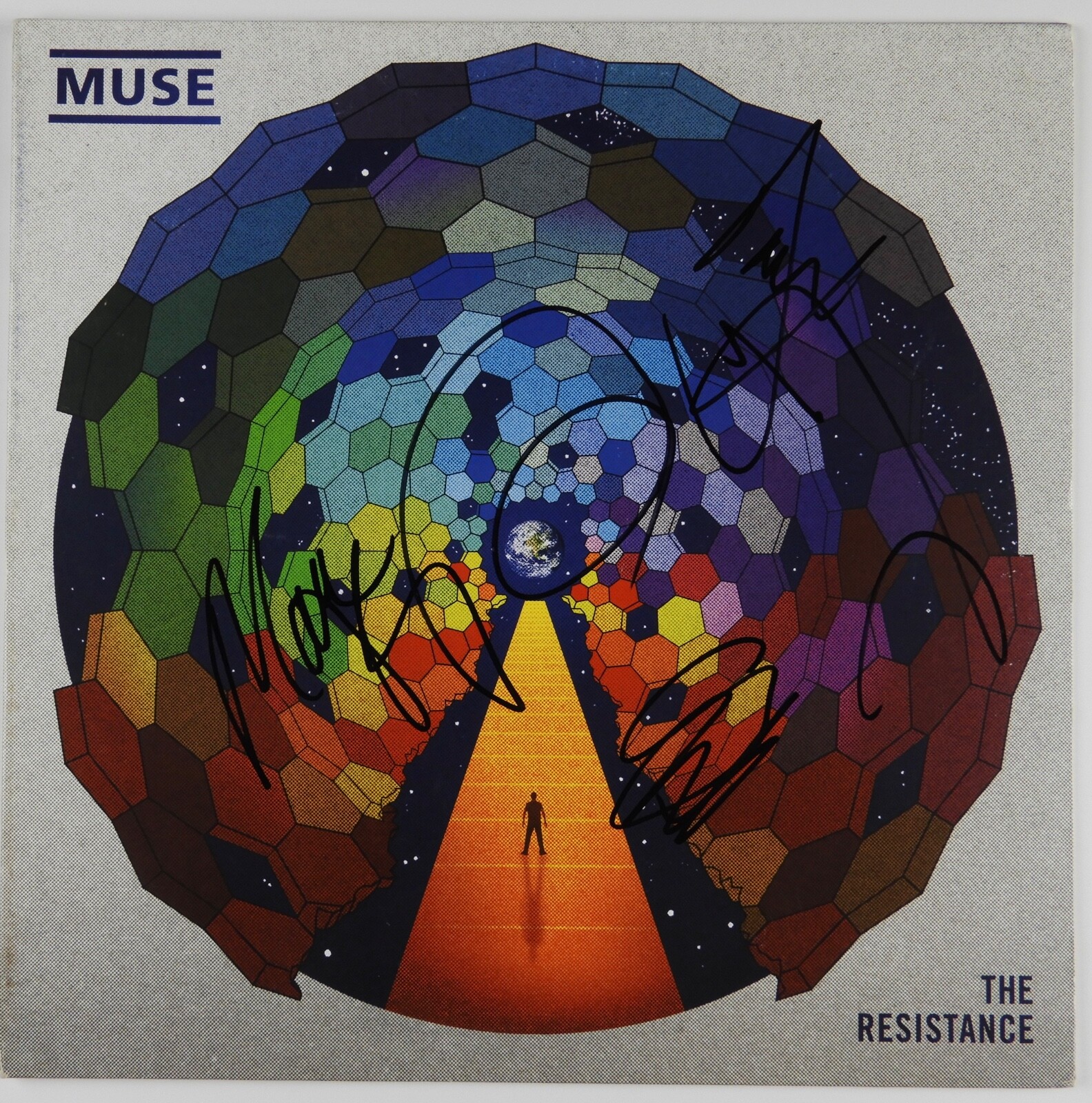 MUSE The Resistance JSA Fully Group Signed Autograph Record Vinyl Album
