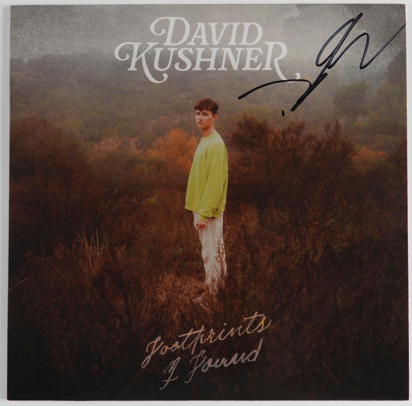 David Kushner JSA Signed Autograph Record Album Footprints I Found Vinyl
