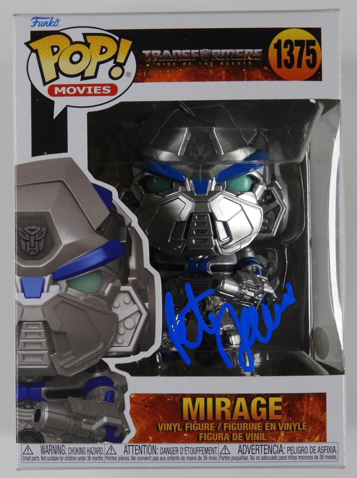 Pete Davidson Transformer Mirage JSA Signed Autograph Funko Pop 1375
