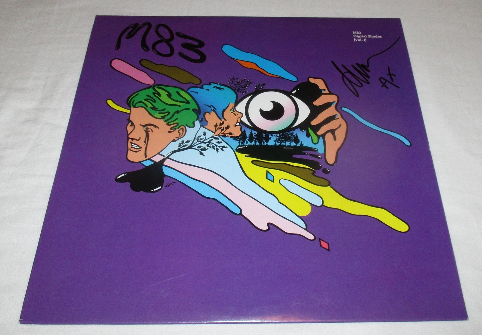 ANTHONY GONZALEZ SIGNED M83 DIGITAL SHADES [VOL. 1] VINYL RECORD JSA
