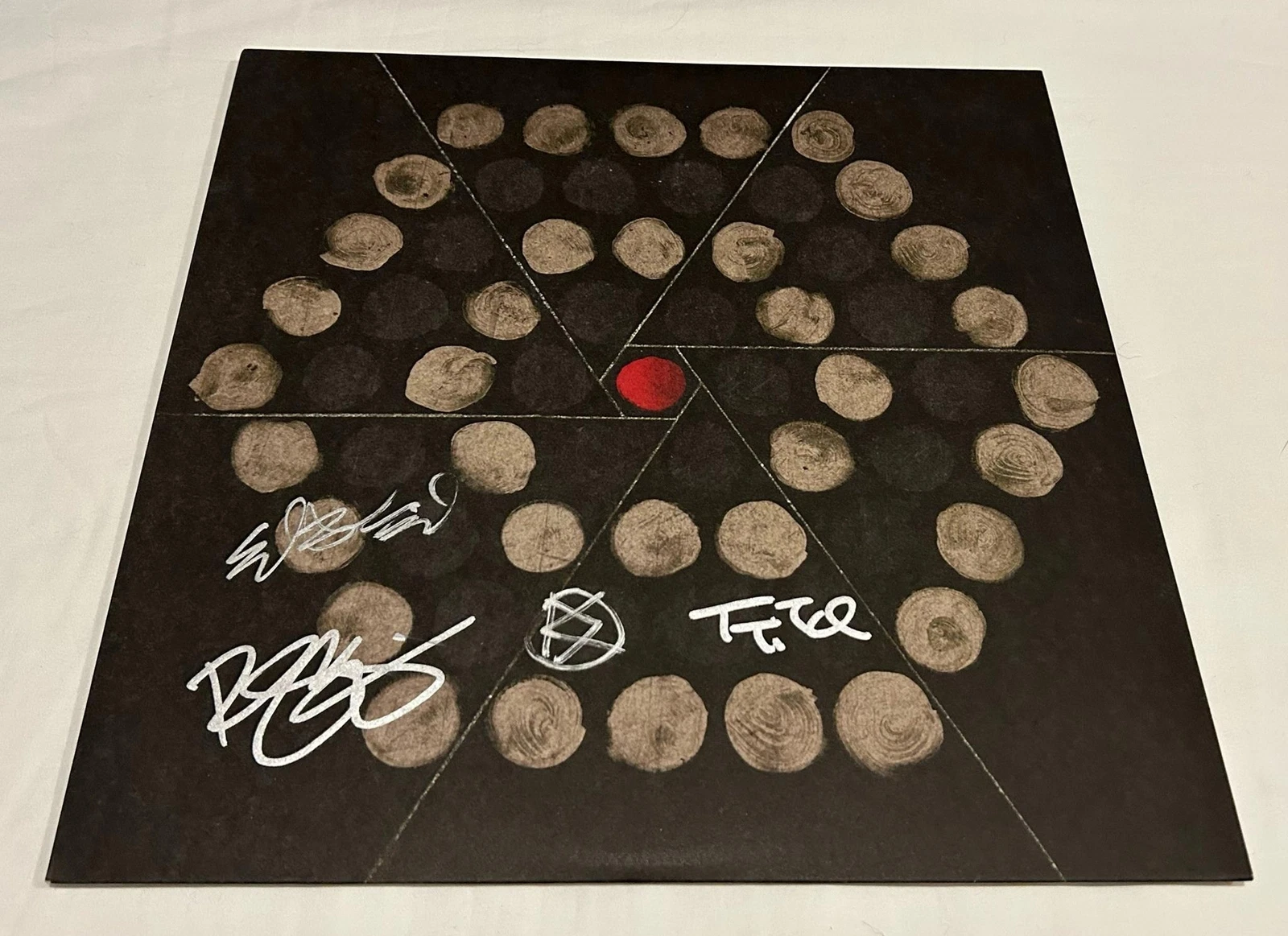 THRICE SIGNED PALMS VINYL RECORD JSA
