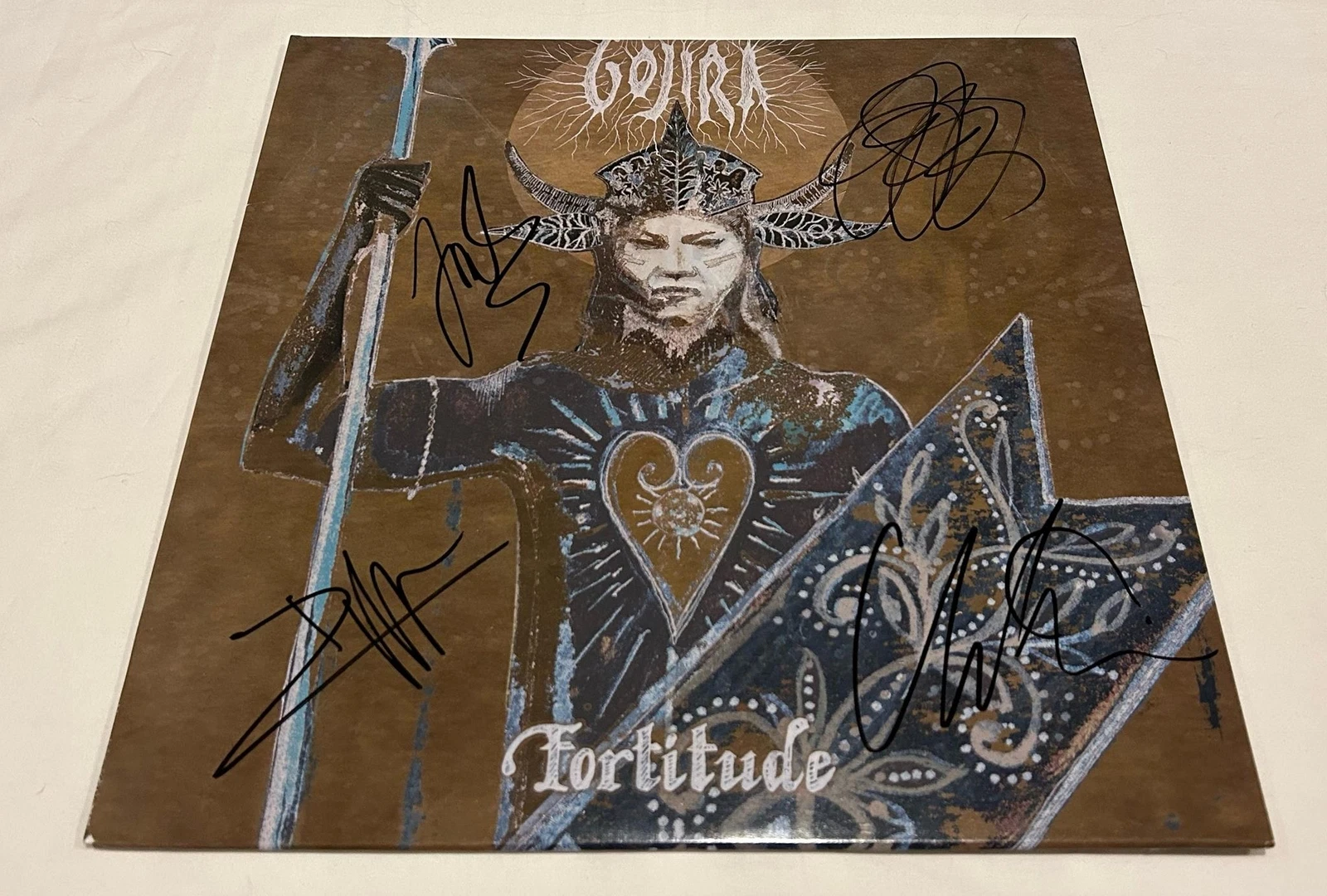 GOJIRA SIGNED FORTITUDE VINYL RECORD JSA
