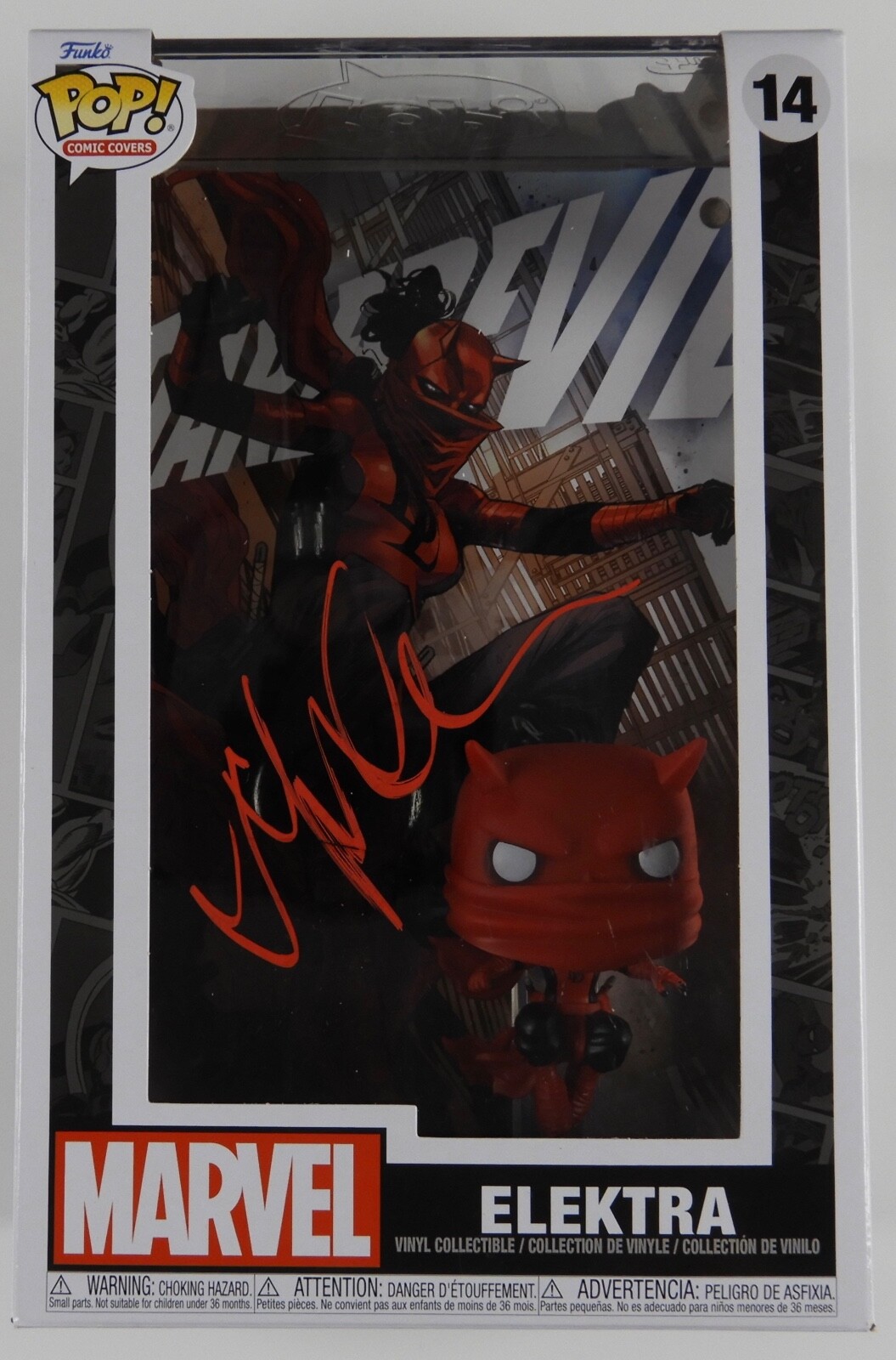 Jennifer Garner Elektra JSA Signed Autograph Funko Pop Comics #14
