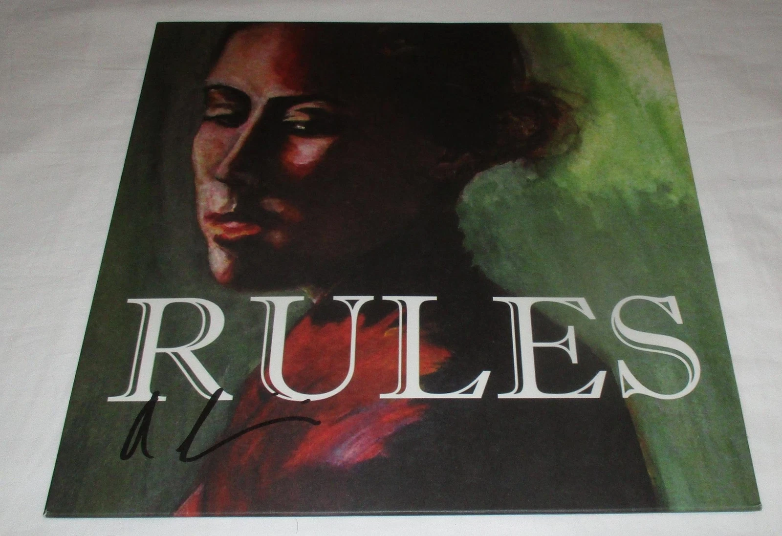 ALEX G SIGNED RULES VINYL RECORD JSA

