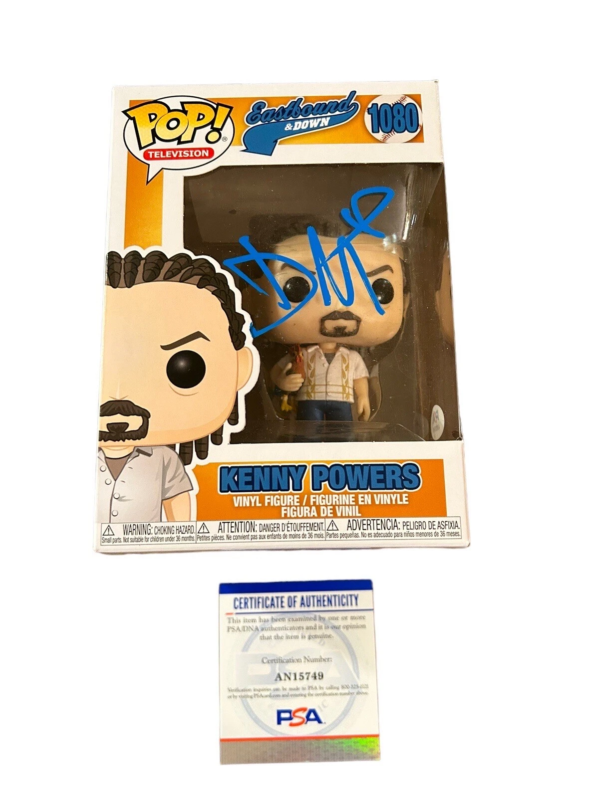 Danny McBride Signed Autograph ‘Eastbound & Down’ Funko Pop ‘Kenny Powers’ COA
