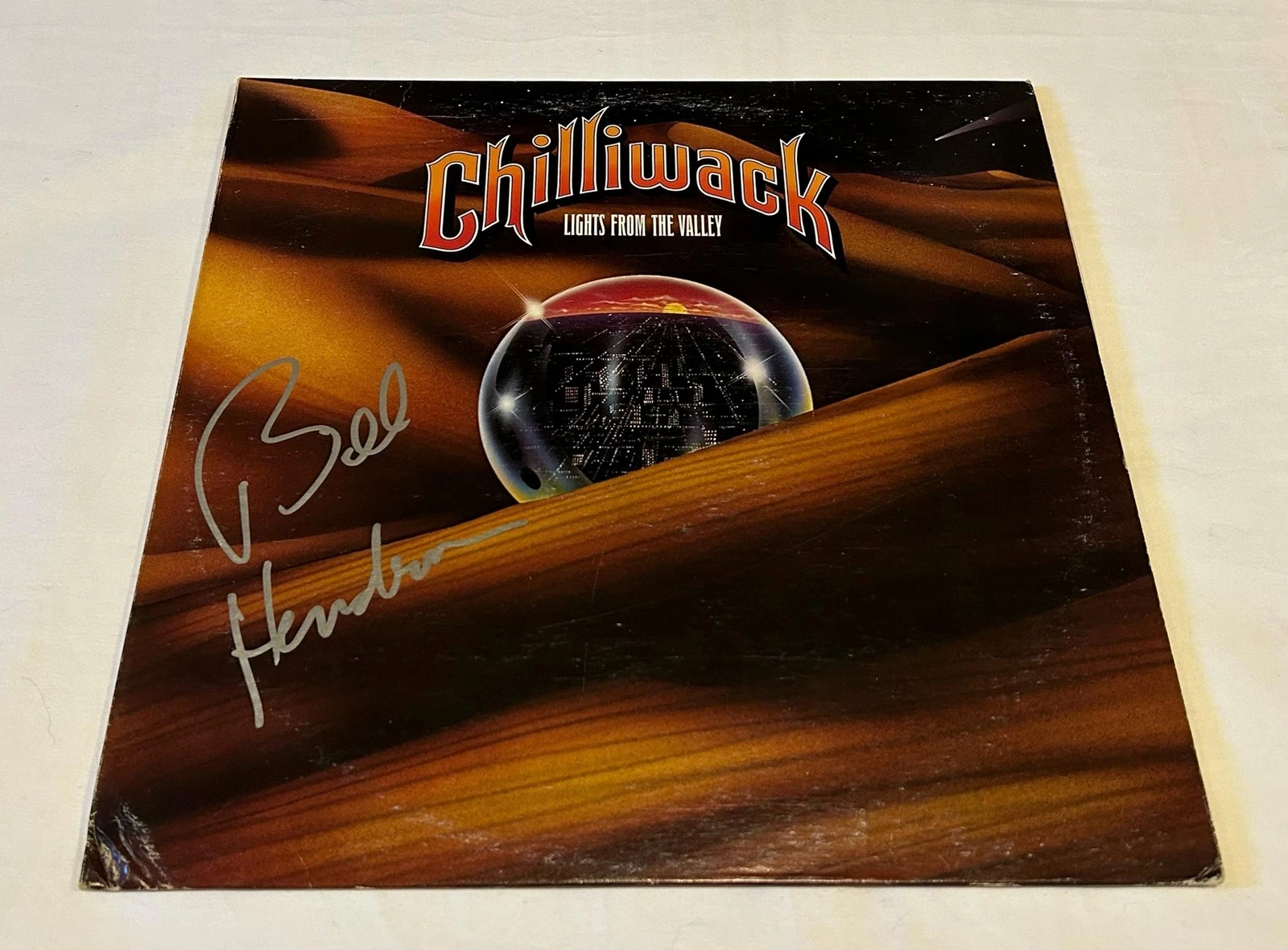 BILL HENDERSON SIGNED CHILLIWACK LIGHTS FROM THE VALLEY VINYL RECORD JSA
