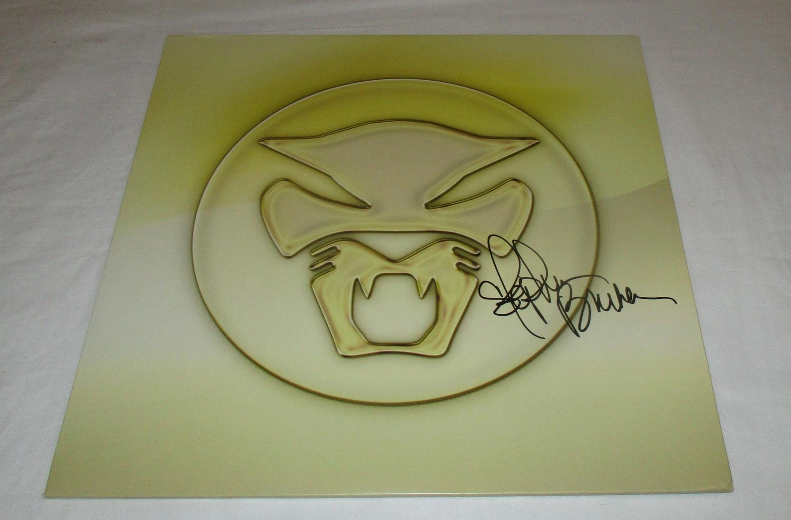 STEPHEN BRUNER SIGNED THUNDERCAT GOLDEN AGE OF THE APOCALYPSE VINYL RECORD JSA
