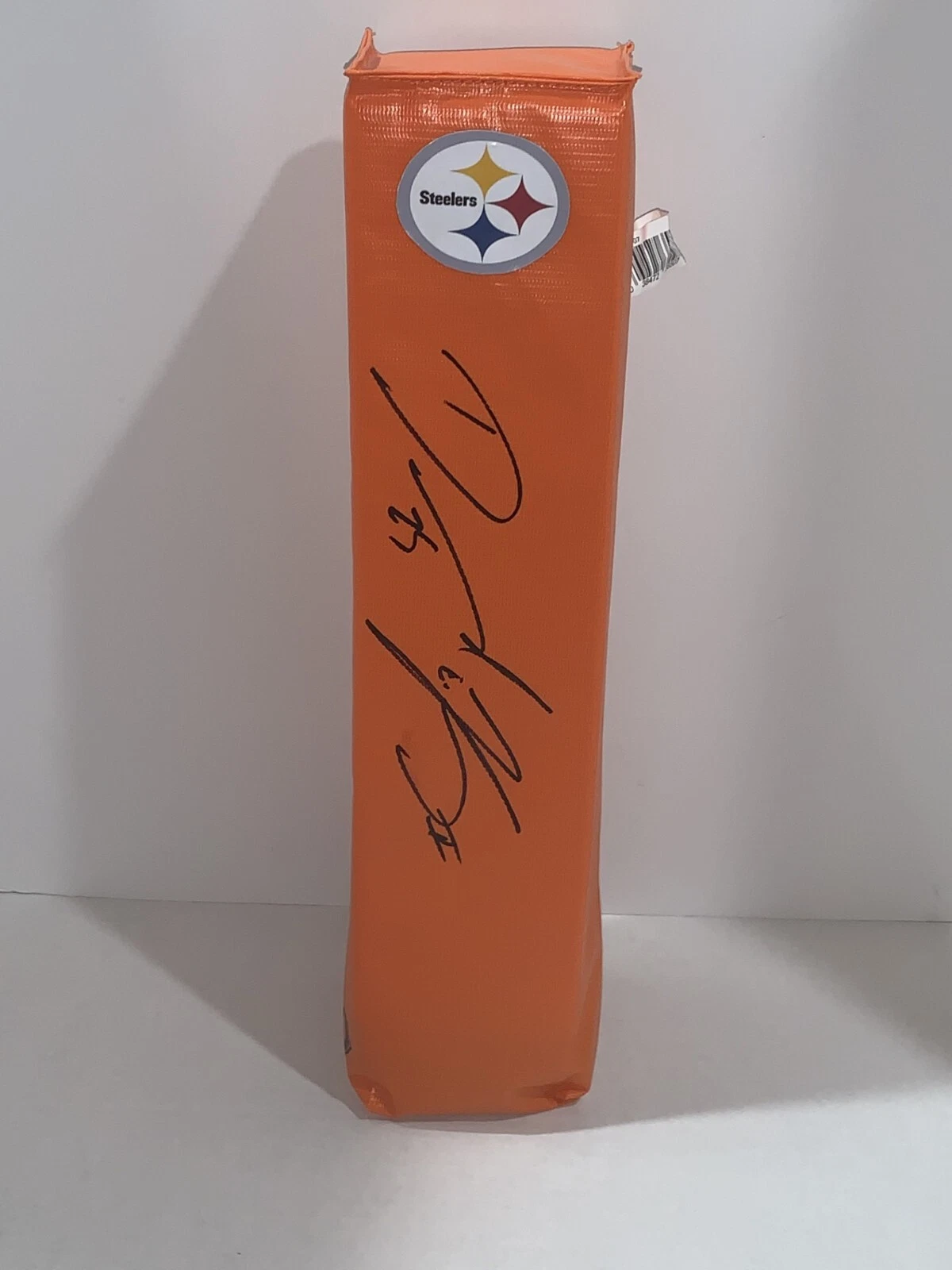 DESMOND KING SIGNED PITTSBURGH STEELERS TOUCHDOWN PYLON FOOTBALL
