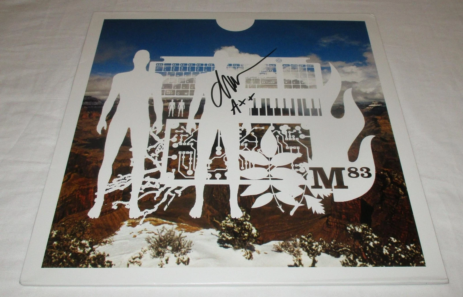 ANTHONY GONZALEZ SIGNED M83 VINYL RECORD JSA
