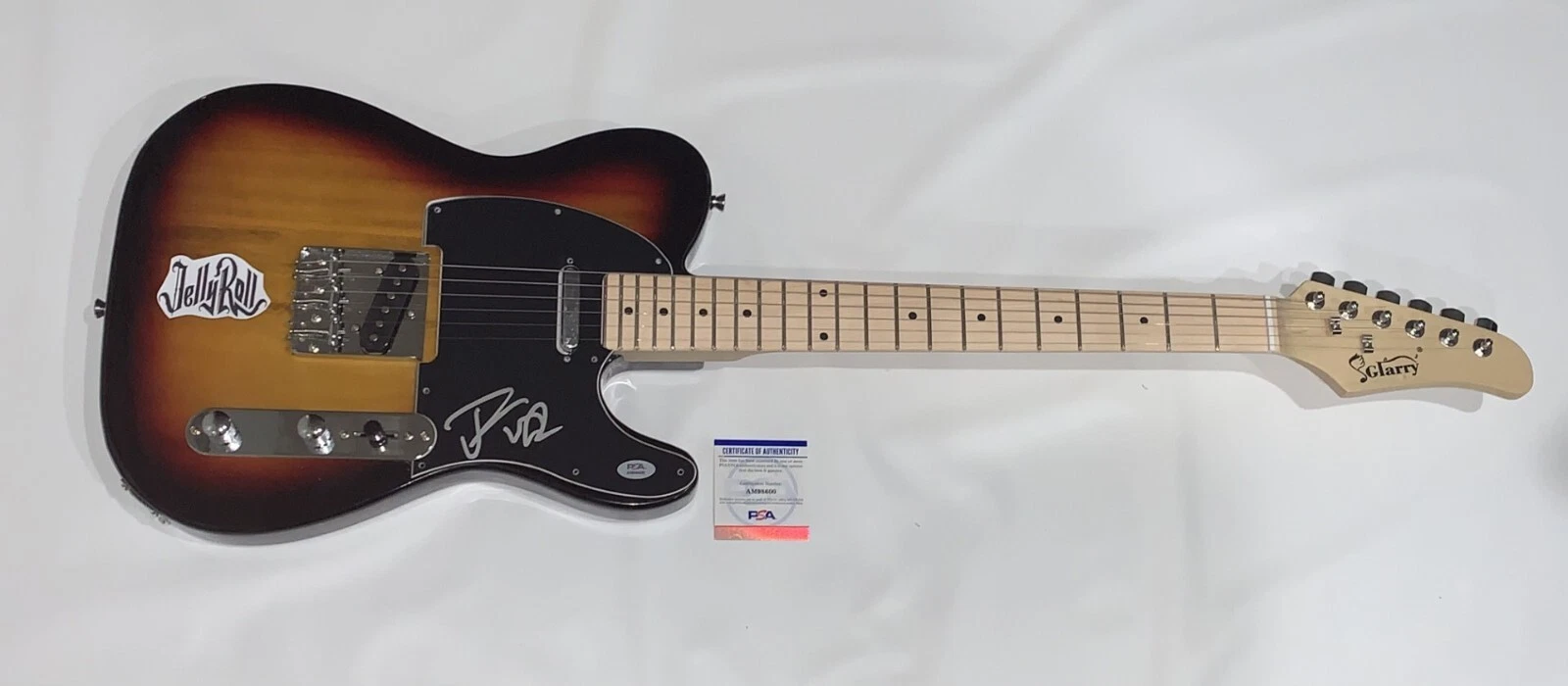 JELLY ROLL SIGNED SUNBURST ELECTRIC GUITAR SON OF A SINNER PSA COA
