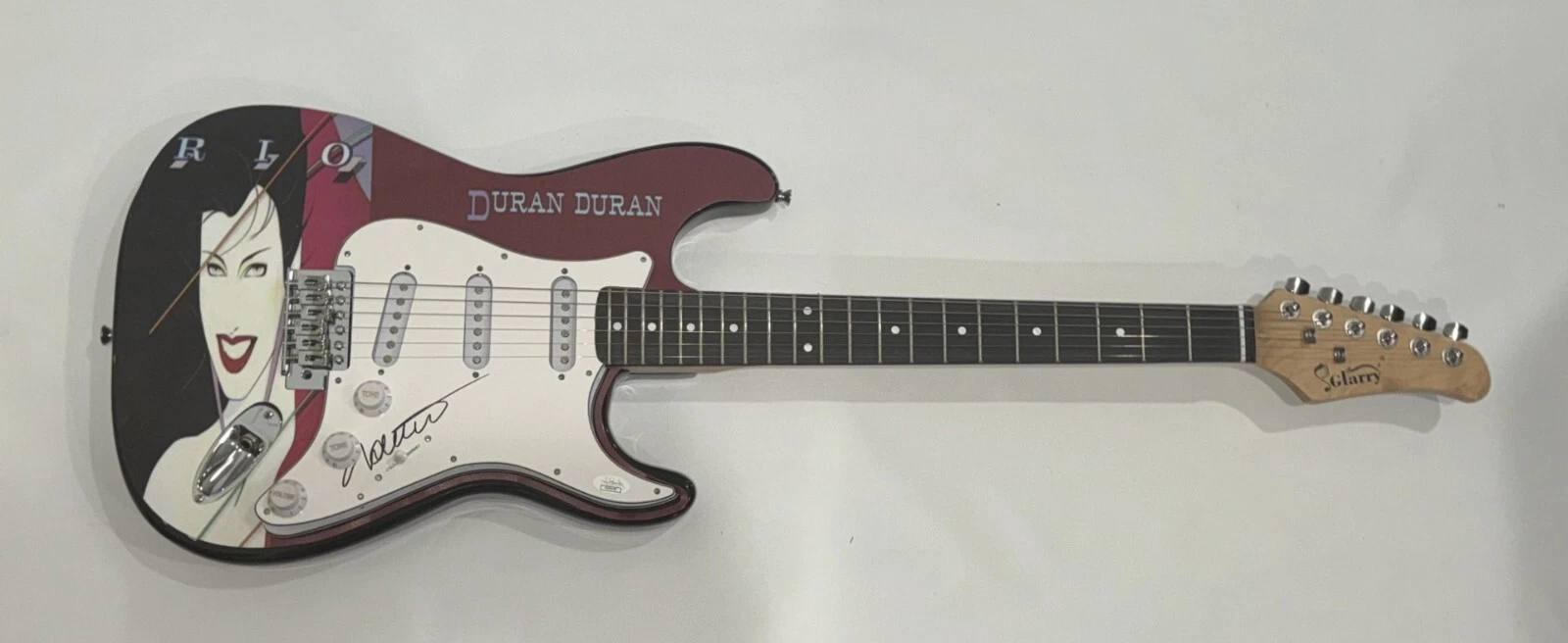 JOHN TAYLOR SIGNED CUSTOM ELECTRIC GUITAR DURAN DURAN RIO JSA COA
