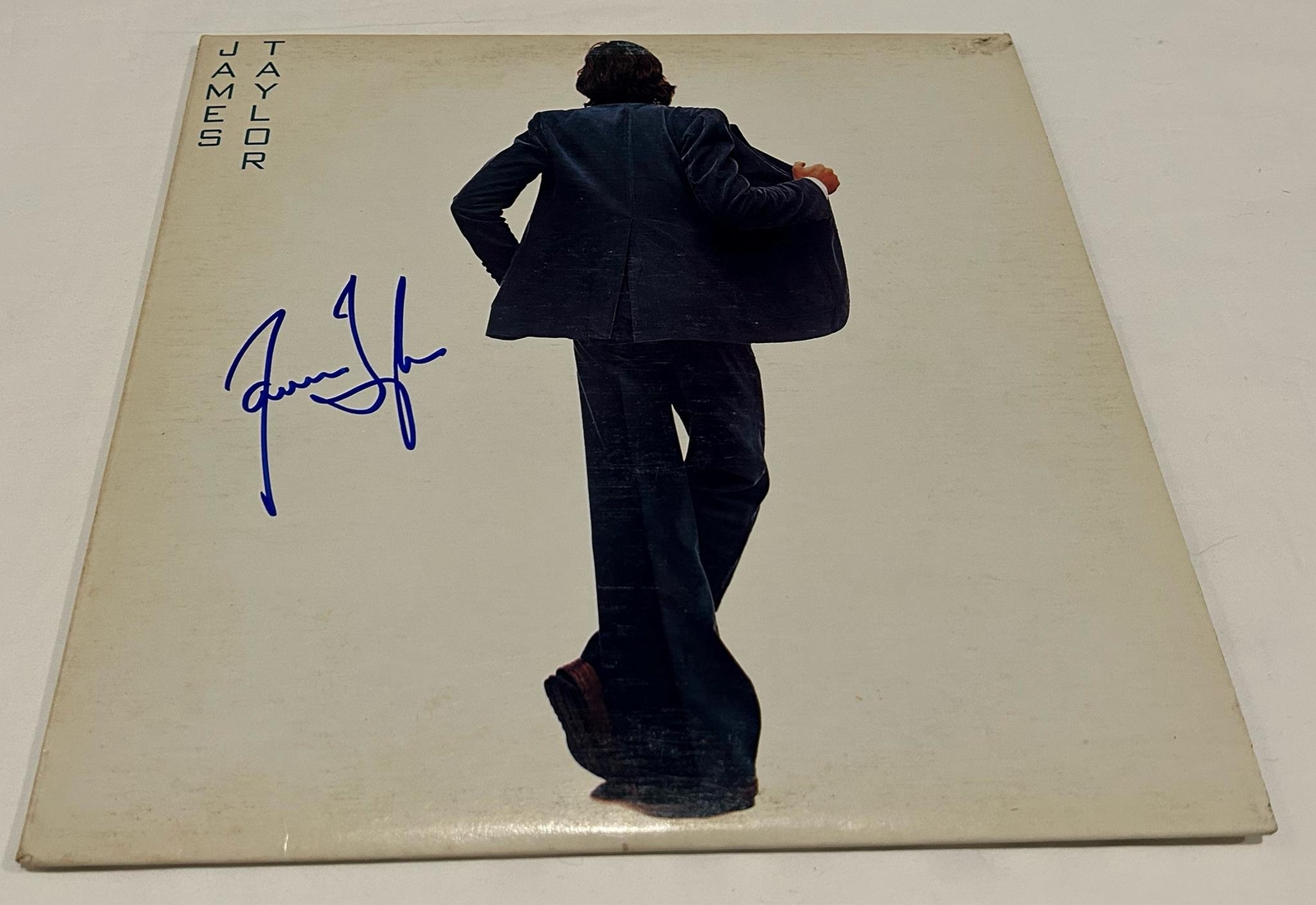 JAMES TAYLOR SIGNED IN THE POCKET VINYL RECORD JSA
