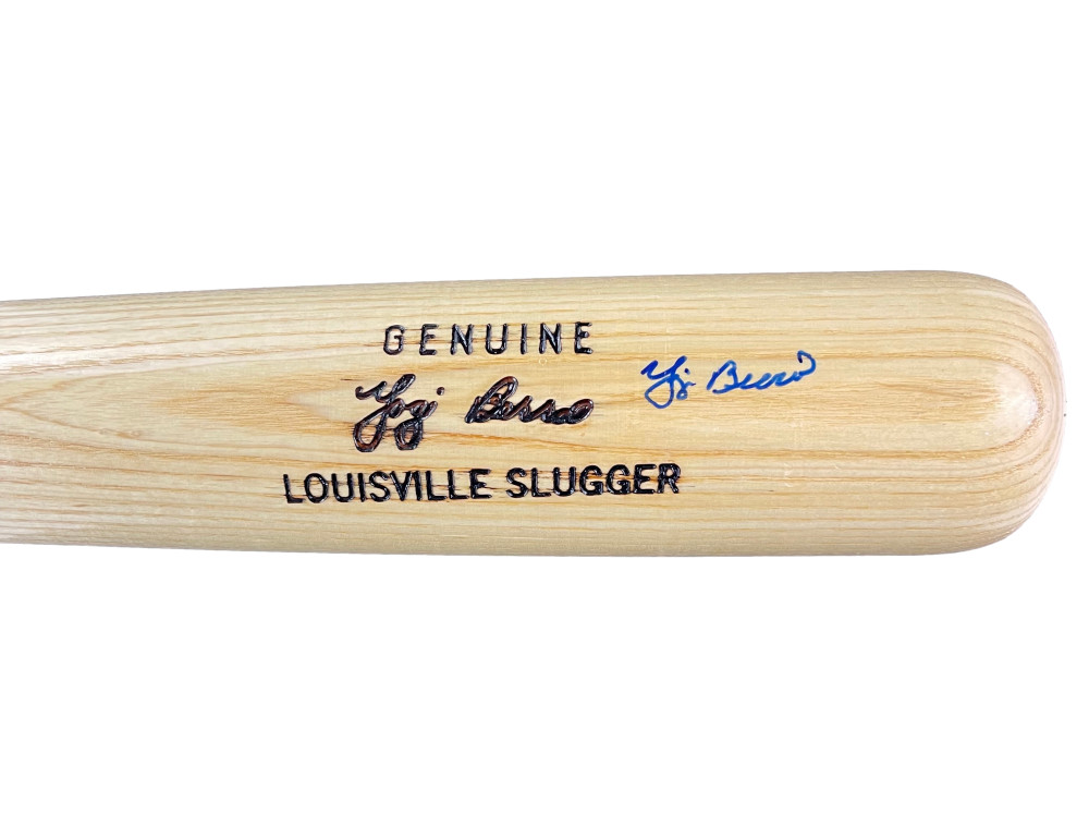 Yogi Berra Signed Autograph Louisville Slugger Game Model Baseball Bat MLB COA
