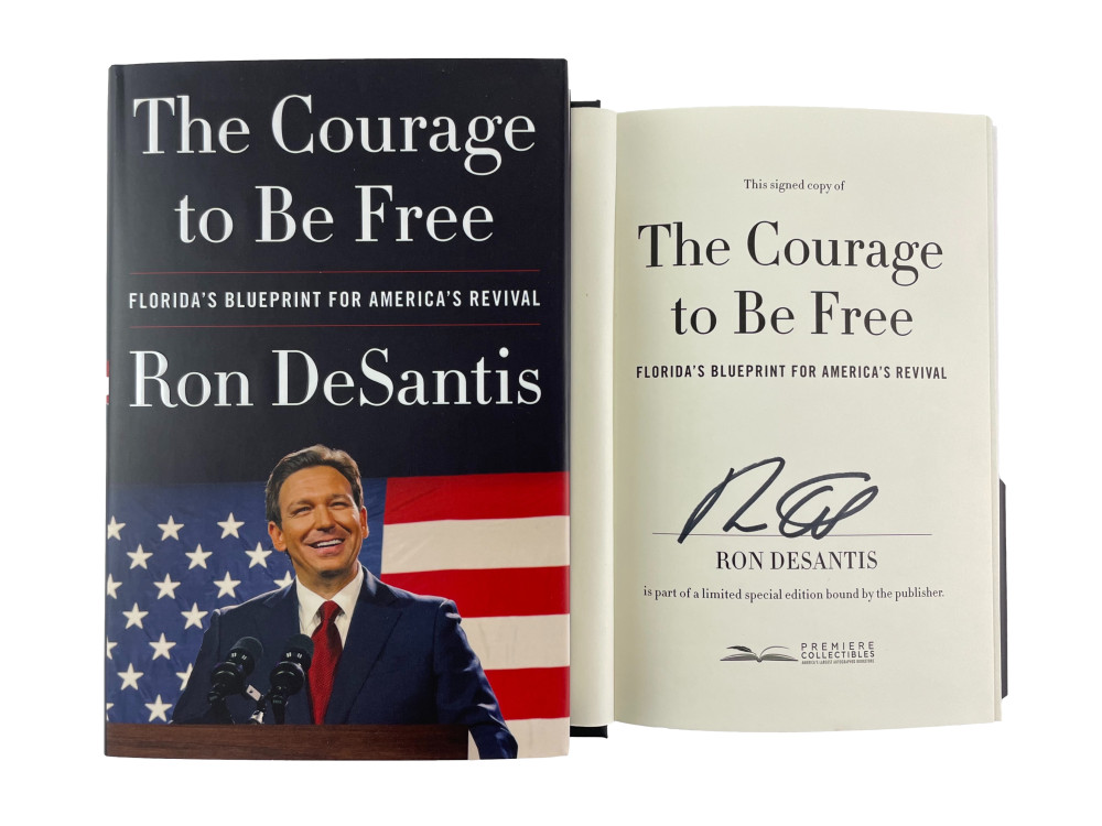 Ron DeSantis Signed Autograph The Courage to Be Free Book - 2024 President ?
