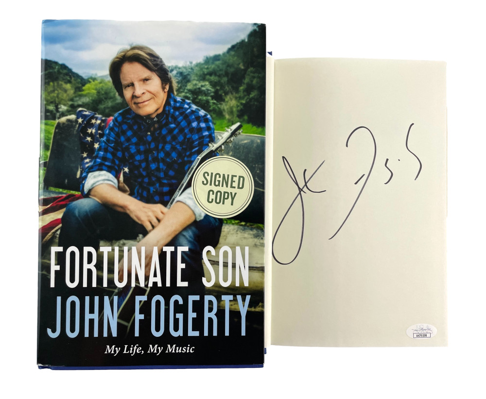 John Fogerty Signed Autograph Fortunate Son Book - Creedence Clearwater JSA COA
