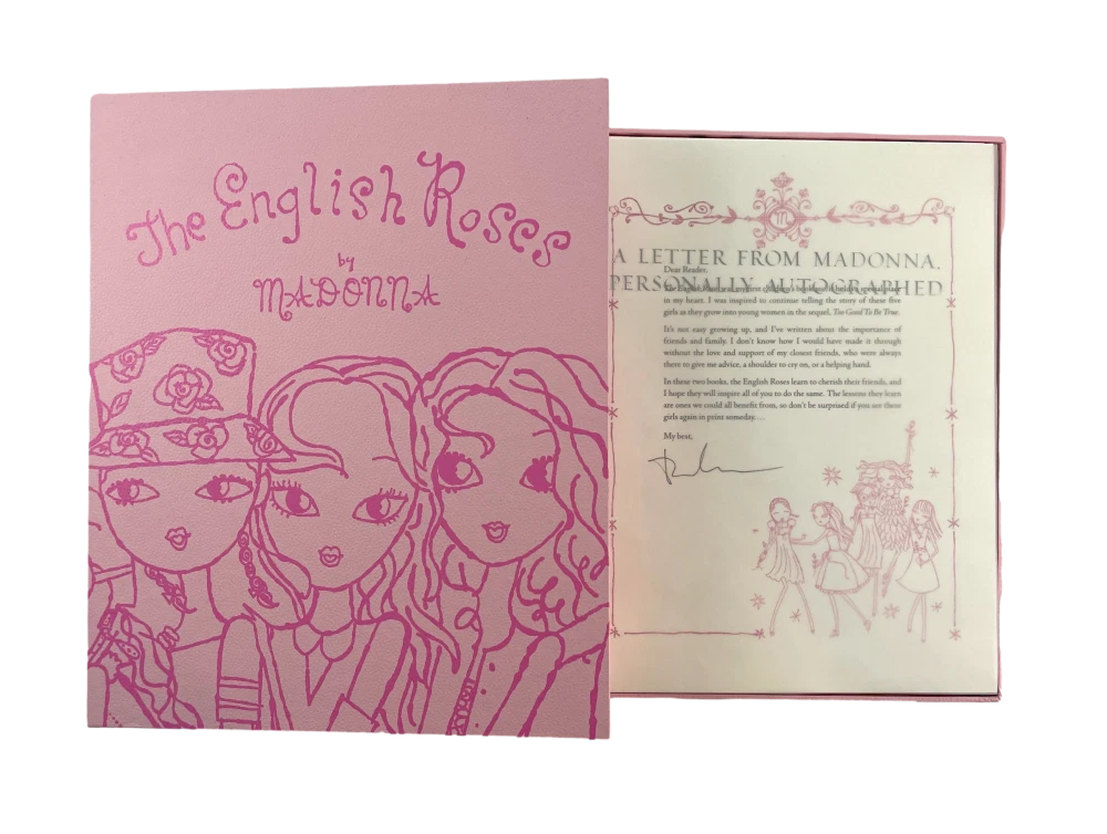 Madonna Signed Autograph The English Roses Collection Limited Edition Box Set
