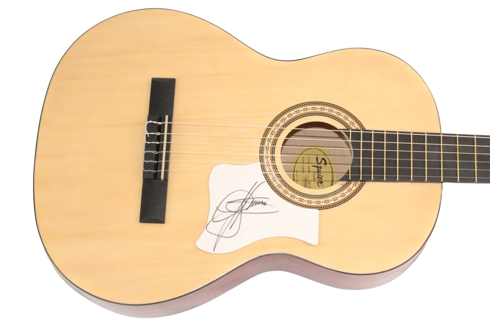 Gene Simmons KISS Signed Autograph Full Size Fender Acoustic Guitar w/ JSA COA
