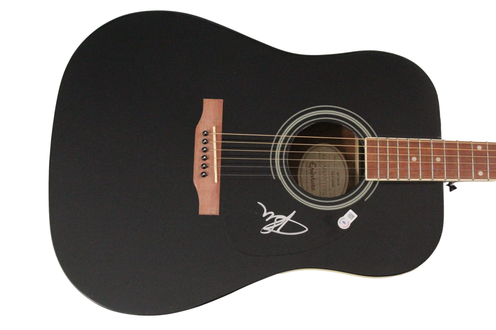 Damiano David Maneskin Signed Autograph Gibson Epiphone Guitar w/ Beckett COA
