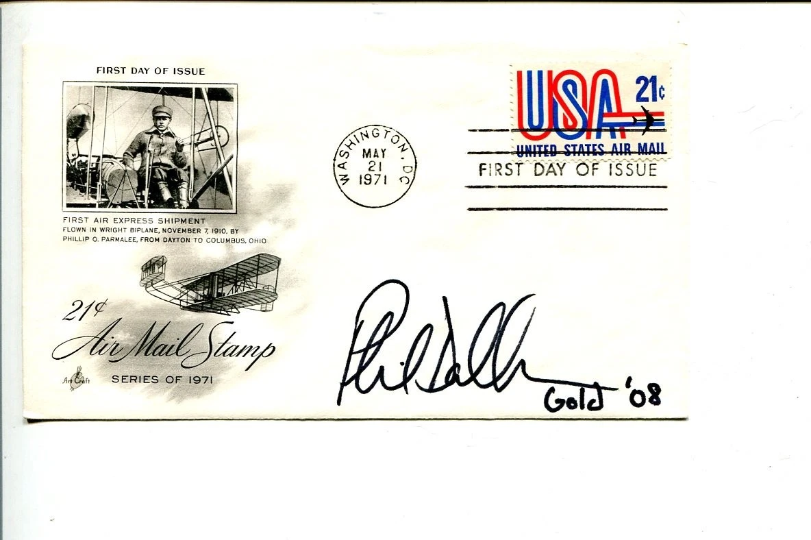 Phil Dalhausser US Olympic Gold Beach Volleyball Signed Autograph FDC

