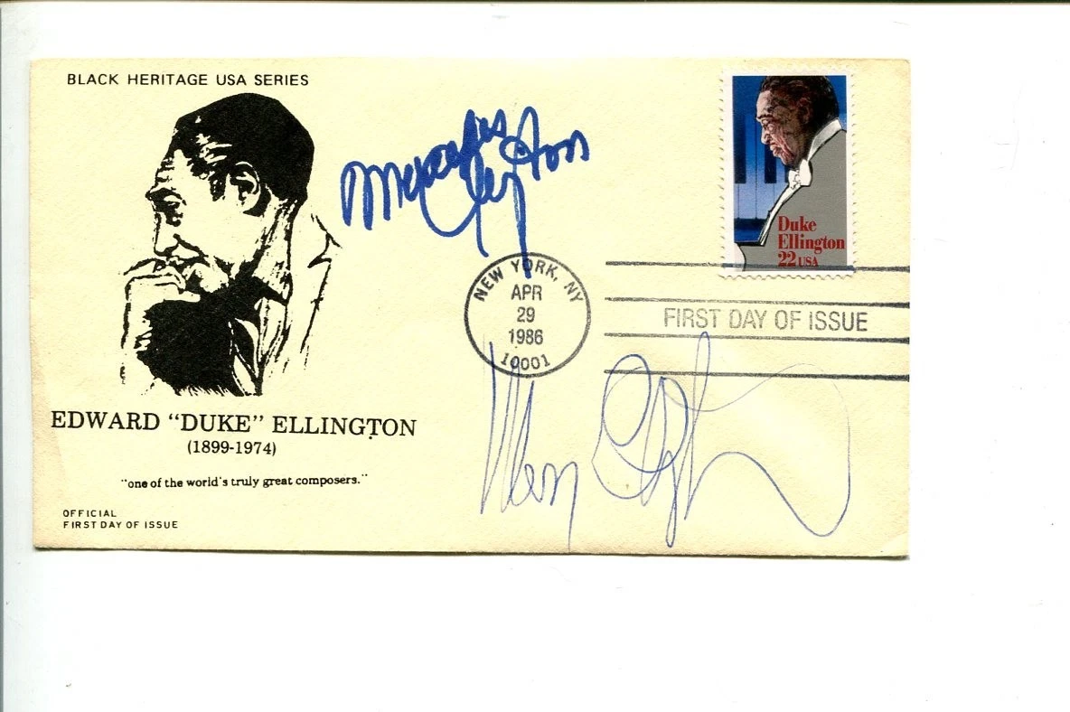 Mercer & Mercedes Ellington Jazz Son & Granddaughter Duke Signed Autograph FDC
