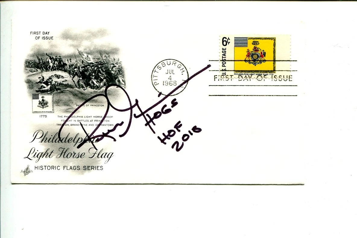Russ Grimm Washington Redskins Pittsburgh Panthers HOF Signed Autograph FDC
