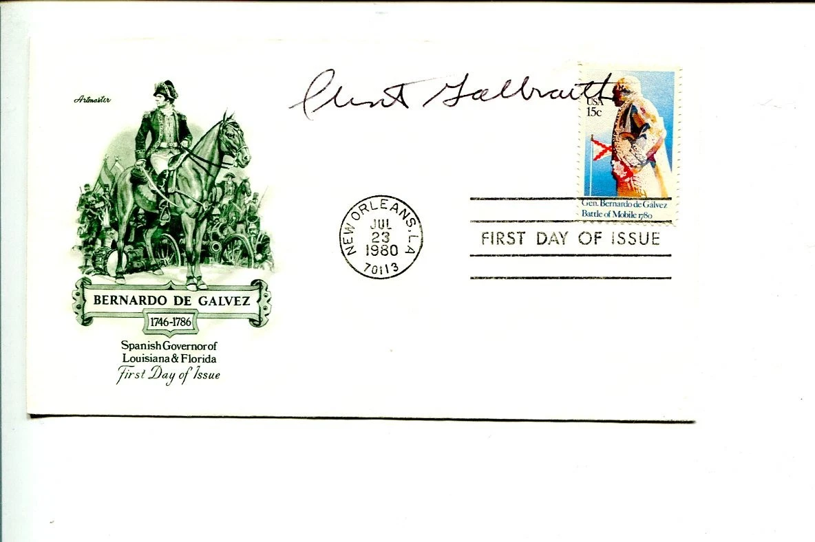 Clint Galbraith Harness Racing HOF Driver Trainer Signed Autograph FDC
