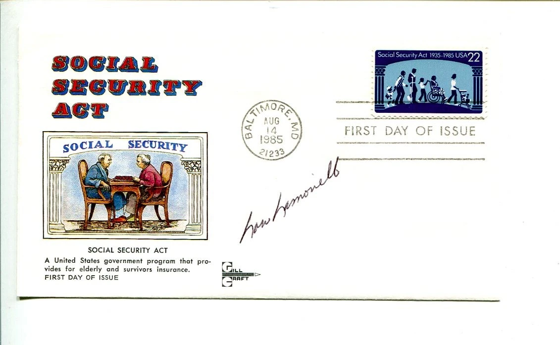 Lou Lamoriello New Jersey Devils CEO President Signed Autograph FDC
