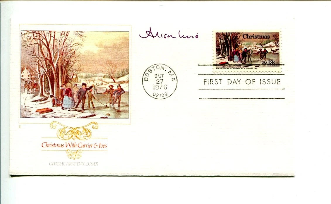 Alison Lurie Pulitzer Prize Winner Author Signed Autograph FDC

