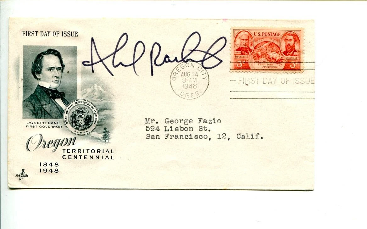 Ahmad Rashad Oregon Ducks College HOF Minnesota Vikings Signed Autograph FDC JSA
