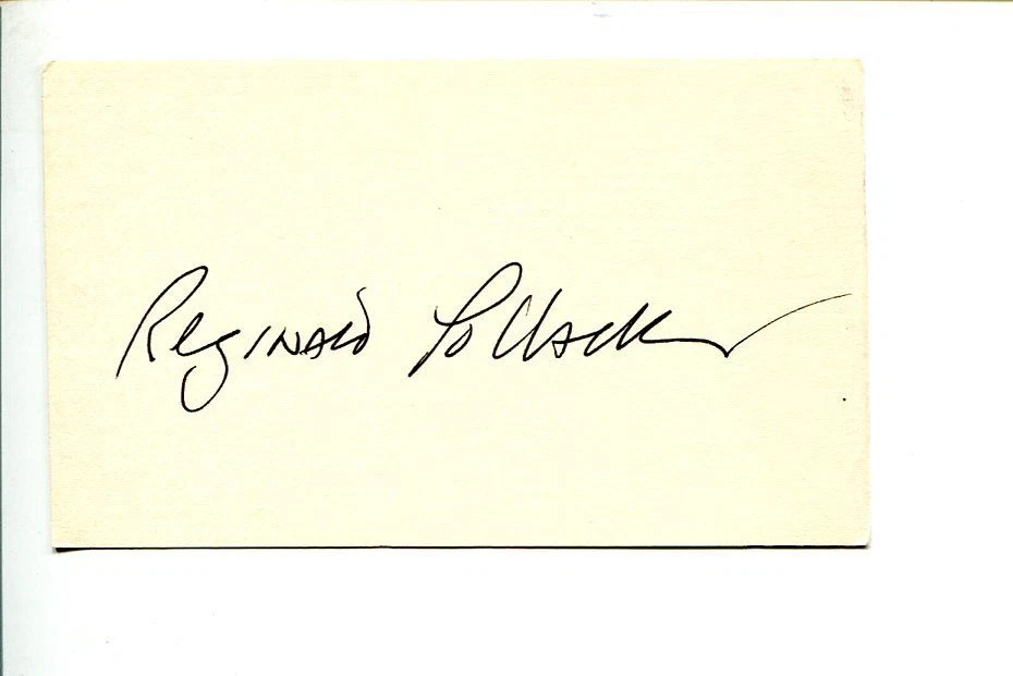 Reginald Pollack Famous Metaphorical Artist Painter Rare Signed Autograph
