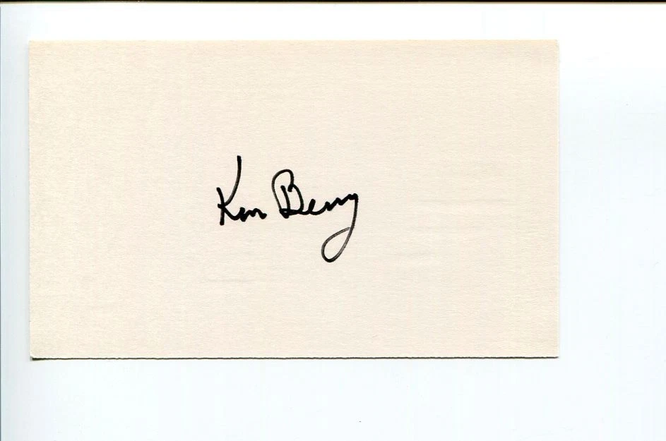 Ken Berry F-Troop Mama's Family Mayberry R.F.D. Dr. Kildare Signed Autograph
