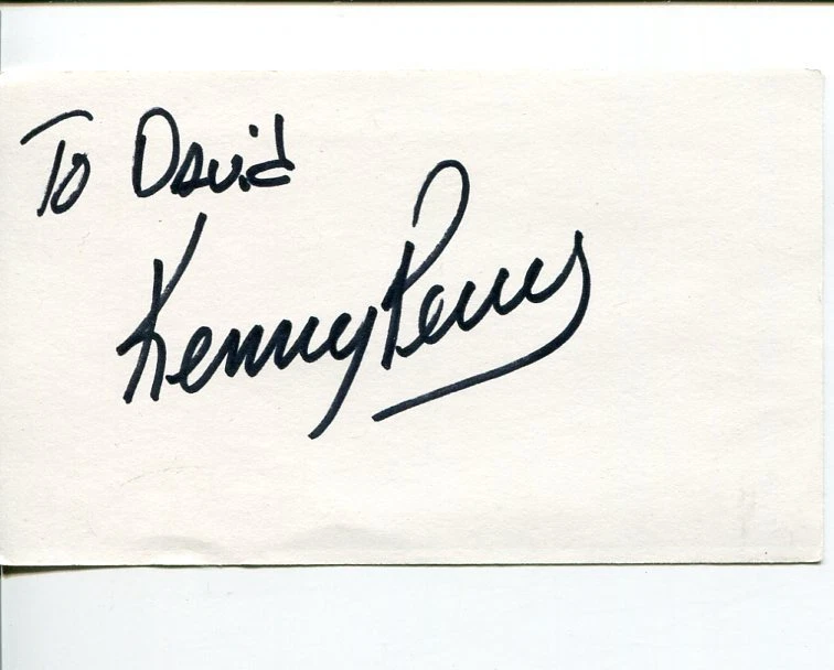 Kenny Perry PGA Golf Ryder Cup Presidents Cup Champ Signed Autograph JSA
