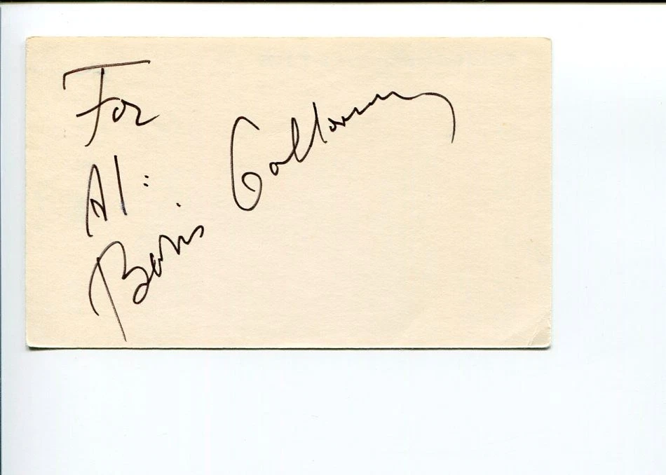 Boris Goldovsky Opera Conductor Producer Signed Autograph
