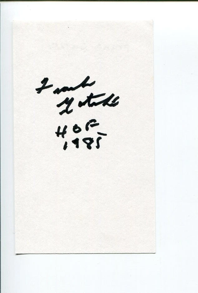 Frank Gatski Cleveland Browns Detroit Lions HOF Auburn Tigers Signed Autograph
