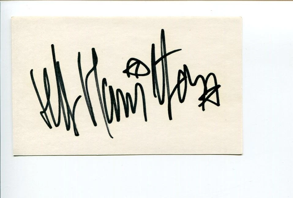 Jeff Hamilton Guess Fashion & Leather Sports Jacket Designer Signed Autograph
