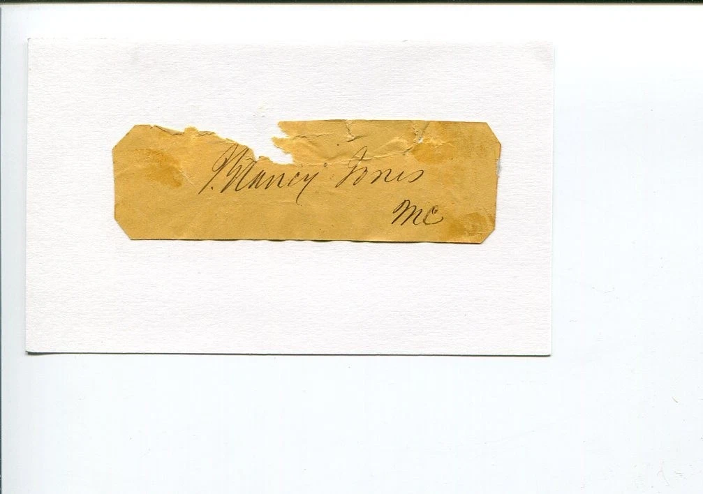 Jehu Glancy Jones Pennsylvania PA US Congress Representatives Signed Autograph
